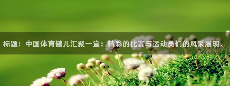 哈哈体育下载：标题：中国体育健儿汇聚一堂：精彩的比赛与运动员们的风采展现。