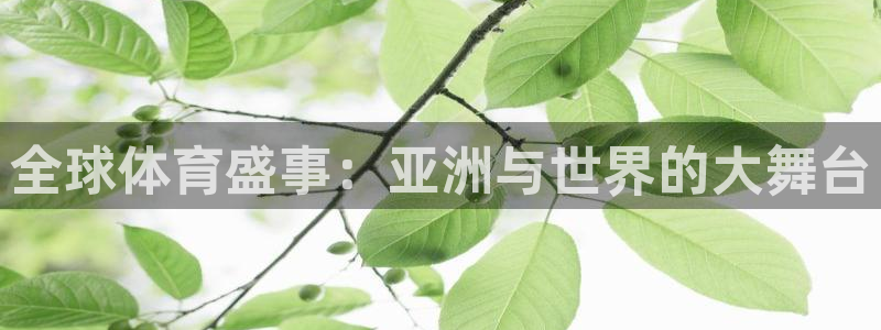哈哈体育下载：全球体育盛事：亚洲与世界的大舞台